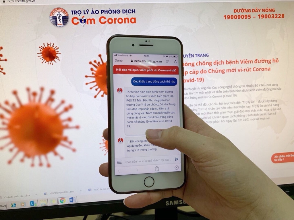 Bộ Y tế chính thức ra mắt Trợ lý ảo (Chatbot) hỏi đáp về dịch bệnh