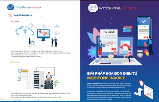giải pháp hoá đơn điện tử MobiFone Invoice của MobiFone.