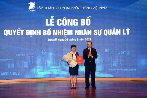 Bà Trần Thanh Thủy được bổ nhiệm làm Phó Tổng giám đốc Tập đoàn VNPT.