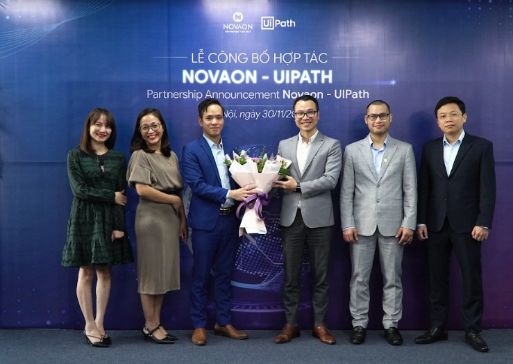 UiPath, Nền tảng tự động hóa quy trình (RPA) số 1 thế giới công bố hợp tác chiến lược với  Tập đoàn Novaon của Việt Nam.