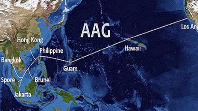 Tuyến cáp quang biển AAG lại gặp sự cố lần thứ 3 trong năm 2021.