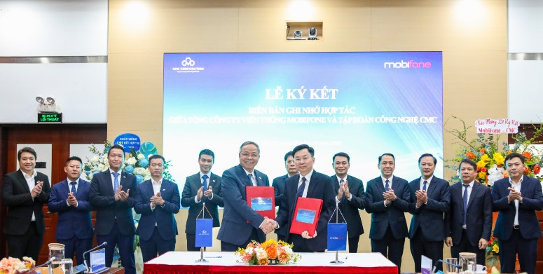 MobiFone hợp tác toàn diện với CMC đầu tư hạ tầng số, chuyển đổi số và AI 1 Hop tac
