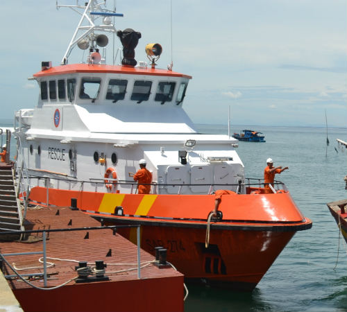 Tàu cứu hộ cứu nạn hàng hải SAR 274 lên đường cứu nạn thuyền viên gặp nạn trên biển.