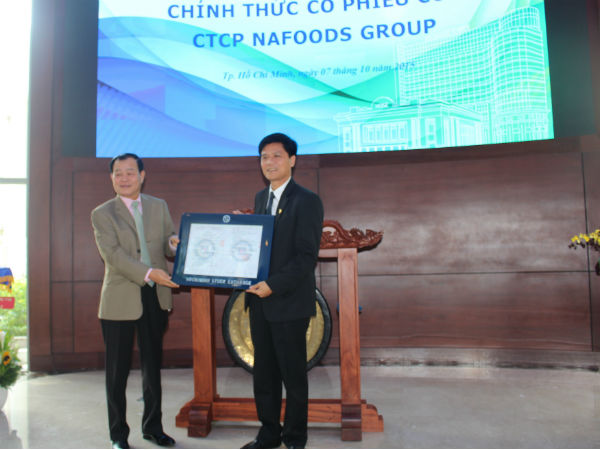Mã cổ phiếu NAF của Công ty Cổ phần Nafoods Group đã chính thức giao dịch trên sàn HSX của Sở Giao dịch chứng khoán Thành phố Hồ Chí Minh từ ngày 7/8