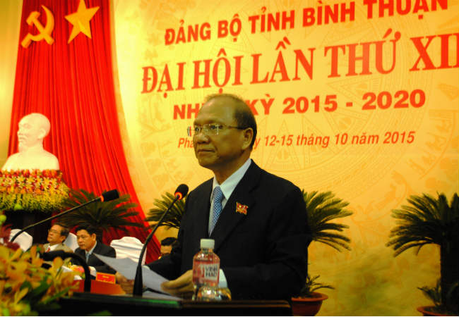 Ông Nguyễn Mạnh Hùng tái đắc cử Bí thư Tỉnh ủy Bình Thuận