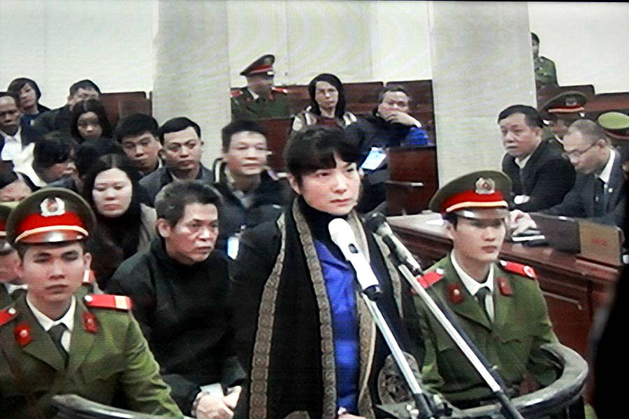 Bị cáo Phạm Thị Bích Lương tại phiên xử ngày 21/12