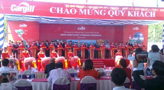Lễ Khánh thành Nhà máy sản xuất thức ăn chăn nuôi Cargill tại Bình Định