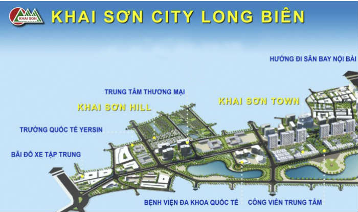 Một phần sơ đồ Dự án Khai Sơn City