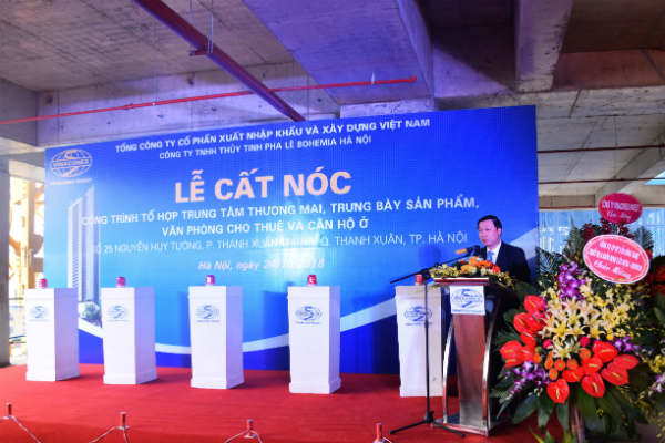 Ông Nguyễn Đăng Gô Ganh - TGĐ Vinaconex Invest phát biểu tại buổi lễ