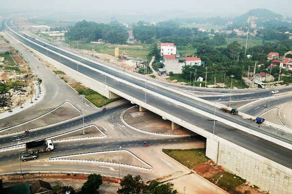 Nút giao QL. 18 cách khu công nghiệp 12km, kết nối khu công nghiệp Đông Mai với cao tốc Hà Nội – Hải Phòng