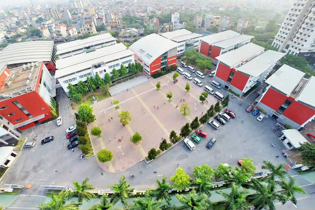 Khuôn viên Trường liên cấp song ngữ Quốc tế Hanoi Academy do Tập đoàn APEC đầu tư