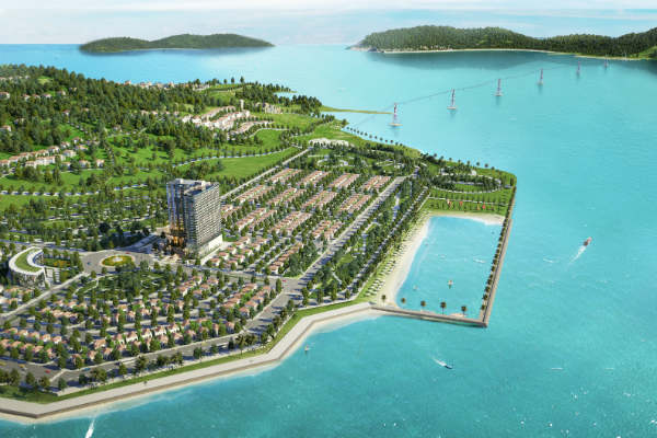 Phối cảnh tổng thể Dự án Peninsula Nha Trang