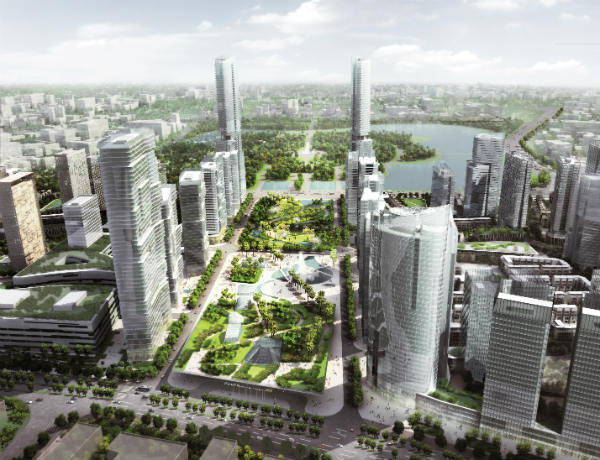 Khu đô thị quy hoạch mở thông minh The Manor Central Park có vị trí đắc địa tại đường Nguyễn Xiển, Hà Nội
