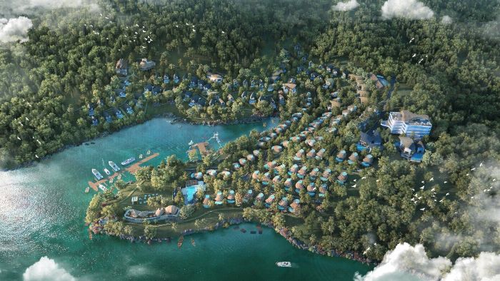 Parahills Resort được ví như “kiệt tác” nghỉ dưỡng giữa lòng hồ Hòa Bình