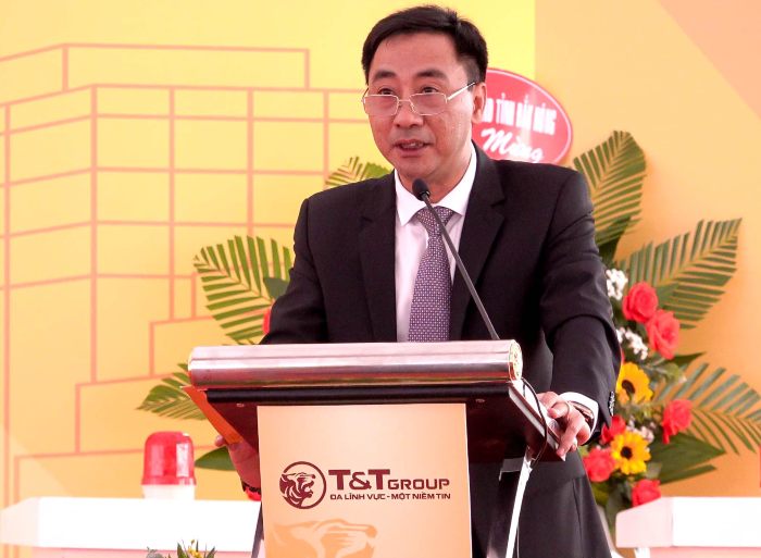 Ông Nguyễn Anh Tuấn - Phó Tổng giám đốc Tập đoàn T&T Group phát biểu tại buổi lễ.
