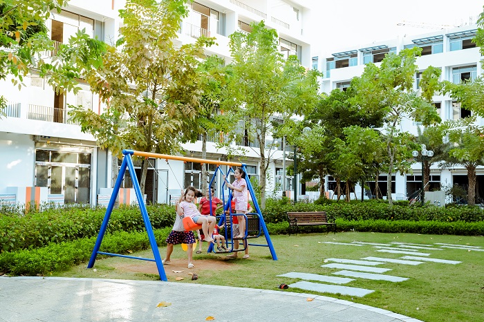 Không gian vui chơi của trẻ nhỏ tại Bình Minh Garden