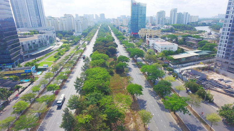 Đường Nguyễn Văn Linh, Quận 7 sẽ thông thoáng hơn khi Dự án hoàn thành.