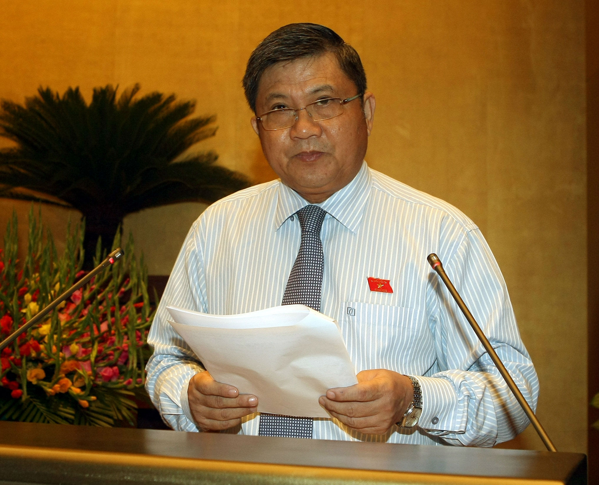 Chủ nhiệm Ủy ban Kinh tế của Quốc hội, ông Nguyễn Văng Giàu
