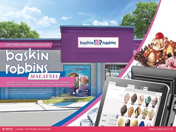 Phần mềm bán lẻ cho chuỗi hơn 100 cửa hàng bán kem trên khắp Malaysia với tính năng quản lý các chiến dịch khuyến mại