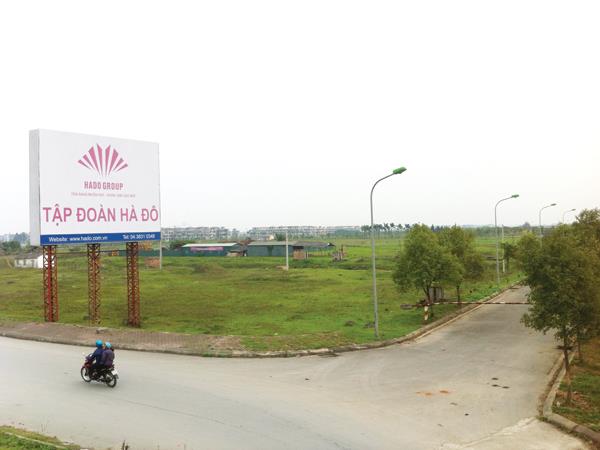 Dự án Khu đô thị mới An Khánh - An Thượng ít được Hà Đô nhắc đến trong các báo cáo thành tích. Ảnh: Hà Quang