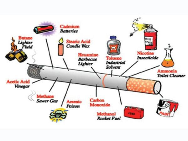 Trong một điếu thuốc lá có ít nhất 69 hóa chất là nguyên nhân gây nên ung thư