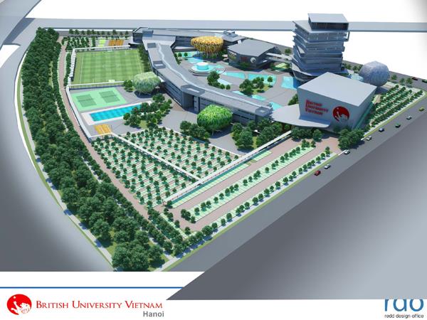 Trưởng Đại học Anh quốc Việt Nam (BUV) đang xây dựng cơ sở tại Khu đô th? Ecopark (Hưng Yên) với tổng đầu tư 70 triệu USD