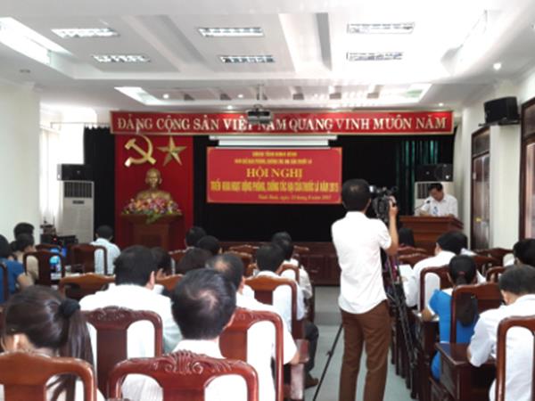 Hội nghị triển khai hoạt động phòng, chống tác hại thuốc lá năm 2015 tại tỉnh Ninh Bình