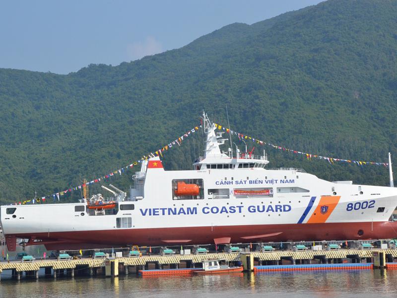 Tàu CSB 8002 do Tổng công ty Sông Thu đóng mới hiện là con tàu CSB hiện đại nhất Việt Nam