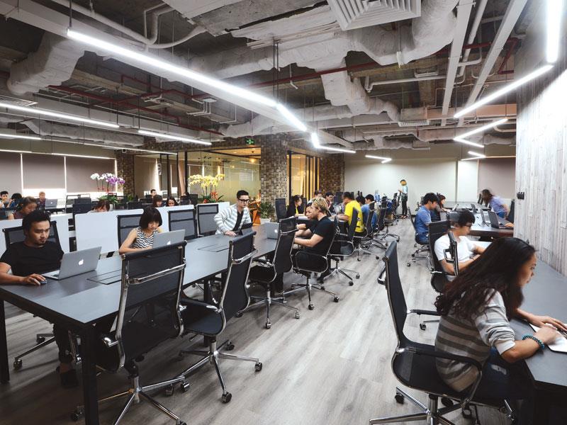 Dreamplex có tổng diện tích 1.500 m2, đáp ứng địa điểm cho 35 - 40 công ty khởi nghiệp