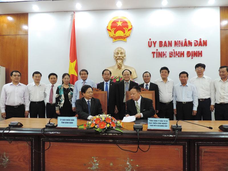 Nhiều “đại gia” trong nước, như Becamex IDC đã đầu tư vào tỉnh Bình Định