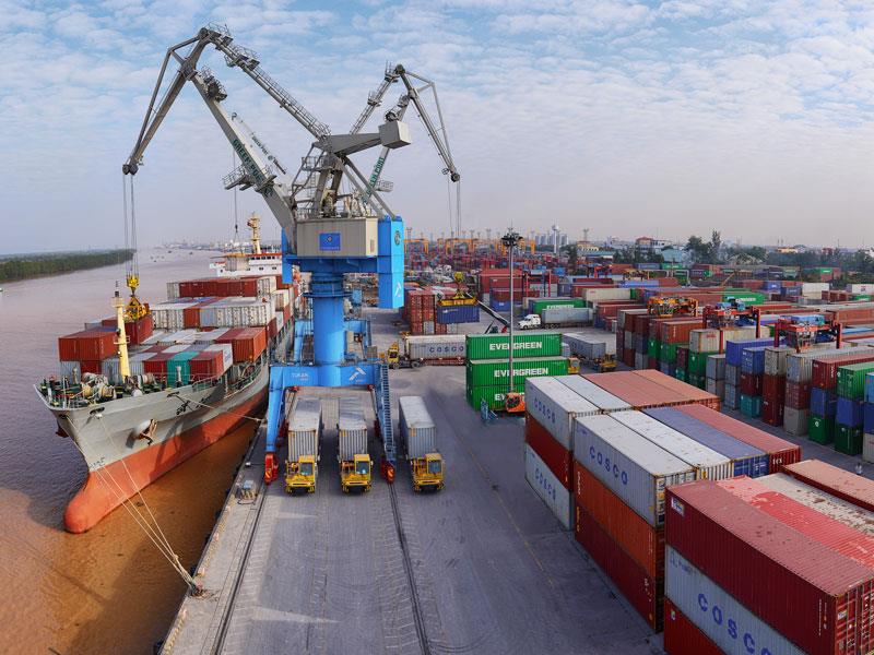 Cảng  VIP Green Port Hải Phòng do Công ty cổ phần Container Việt Nam (VSC) sở hữu và khai thác