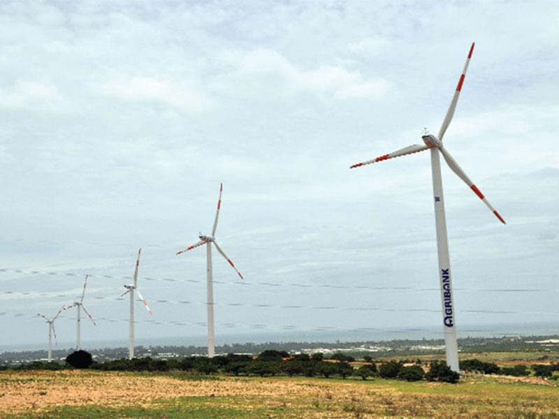Phần lớn các Dự án điện gió ở Ninh Thuận đều thuộc diện chậm tiến độ, nhiều lần bị lãnh đạo tỉnh thúc giục. Ảnh: Đức Thanh
