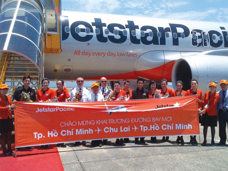Nhiều hãng hàng không đã mở đường bay nối Chu Lai với các thành phố lớn