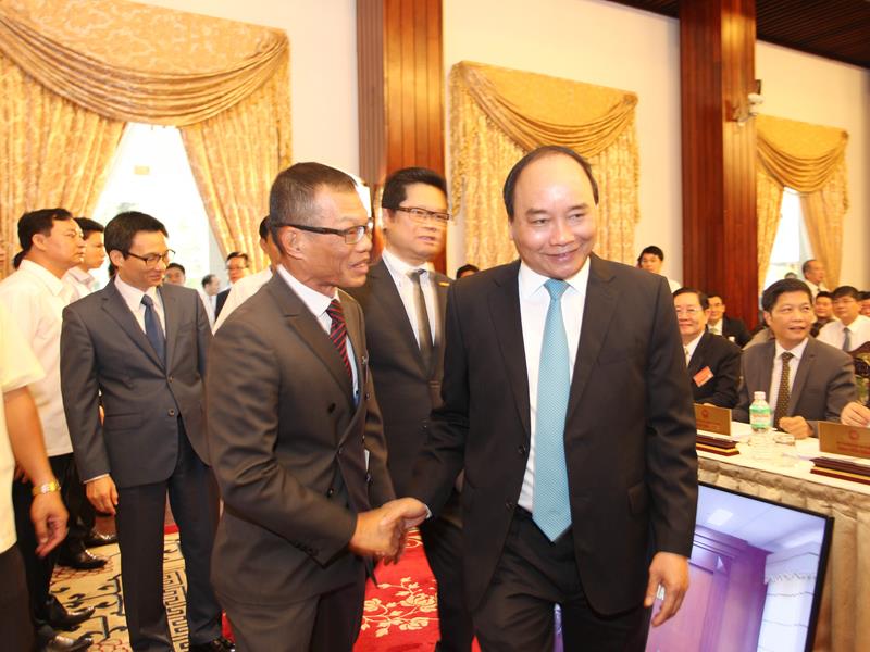 Thủ tướng Nguyễn Xuân Phúc mong muốn doanh nghiệp cùng báo chí góp phần thúc đẩy xây dựng Chính phủ liêm chính, kiến tạo phát triển