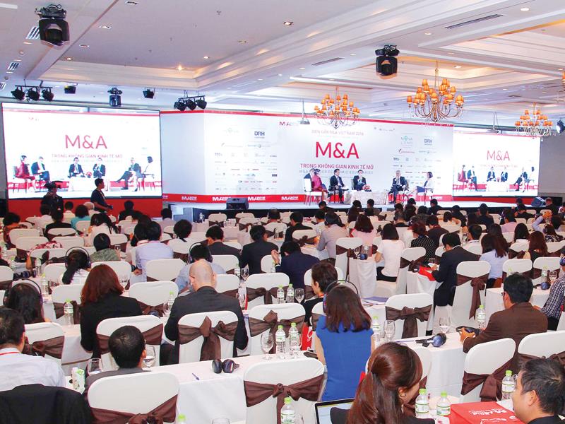 Diễn đàn thường niên M&A đã trở thành một sự kiện kết nối đầu tư mang tầm quốc tế. Ảnh: Đức Thanh