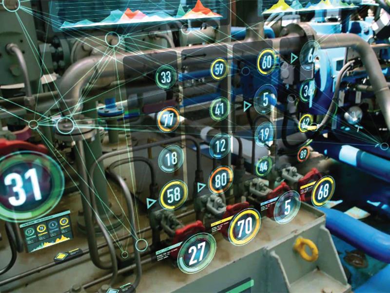 Năng lực kỹ thuật số kết nối các máy sản xuất điện với phần mềm phân tích, cho phép tối ưu hóa hiệu suất của nhà máy.