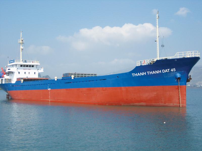 Tàu vận tải biển của Công ty TNHH Thanh Thành Đạt.