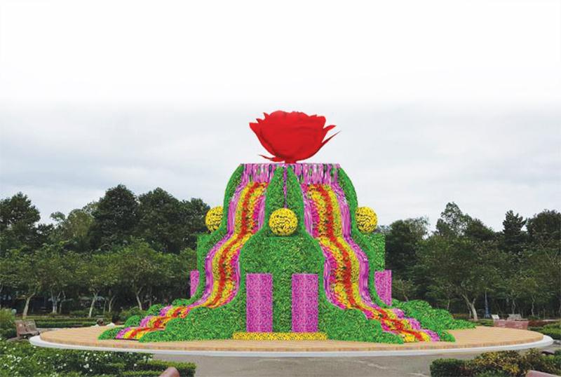 Thác hoa tươi lớn nhất Việt Nam sẽ được xác lập tại Tuần lễ Du lịch Đồng Tháp năm 2017