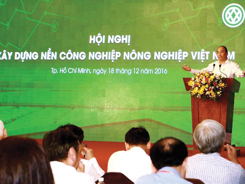Thủ tướng Nguyễn Xuân Phúc chia sẻ tầm nhìn và khát vọng xây dựng một nền công nghiệp nông nghiệp hiện đại trên lợi thế của Việt Nam.