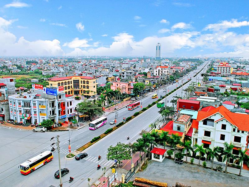 Thành phố Hải Dương ngày càng phát triển, trở thành điểm đến của nhiều nhà đầu tư. Ảnh: Thành Chung
