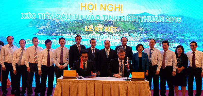 Hội nghị Xúc tiến đầu tư vào Ninh Thuận 2016 là bước ngoặt giúp Ninh Thuận chuyển mình trong năm 2017.