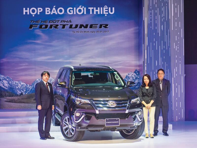 Xe Fortuner dừng lắp ráp tại Việt Nam từ năm 2017 (Ảnh: mẫu xe Fortuner mới được giới thiệu đầu năm nay tại TP.HCM)