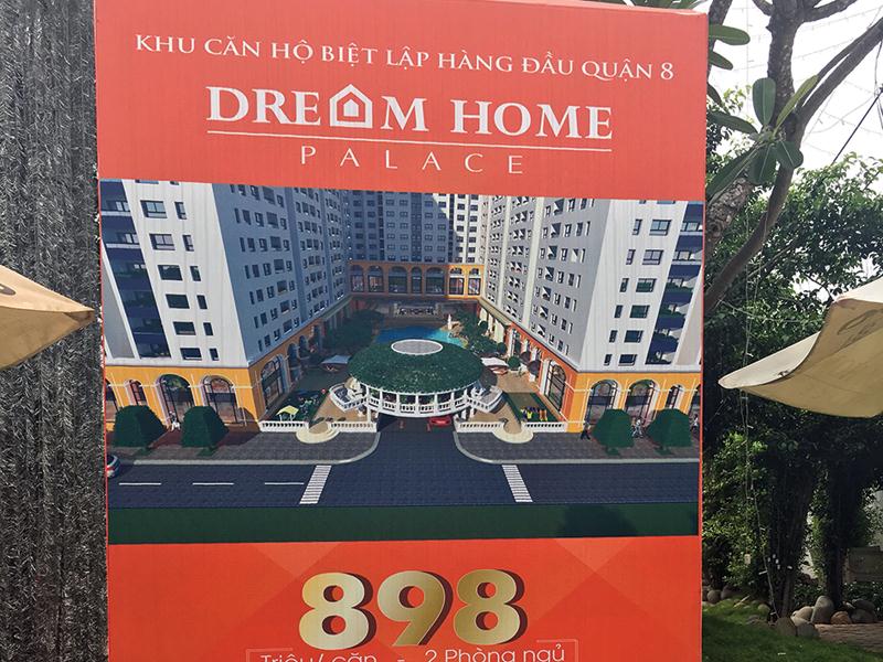 Quảng cáo Dự án Dream Home Palace giá 898 triệu đồng/căn, nhưng thực tế không có căn hộ nào giá này