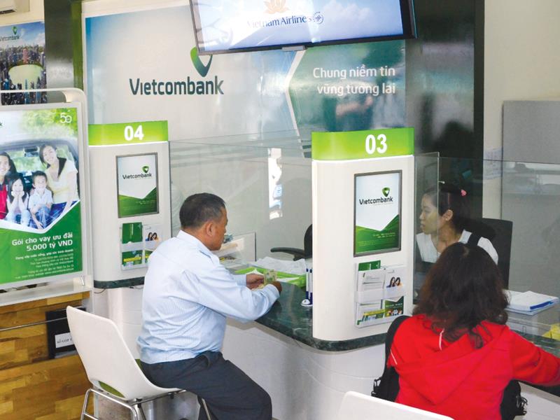 Vietcombank đặt mục tiêu lợi nhuận năm 2017 đạt 9.200 tỷ đồng. Ảnh: Chí Cường