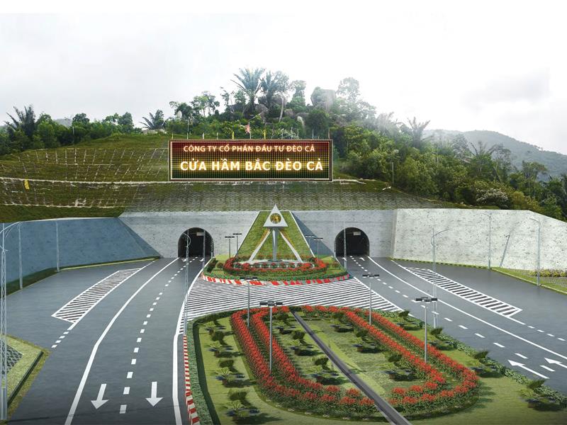 Hầm đường bộ qua Đèo Cả sẽ khánh thành vào tháng 8/2017.