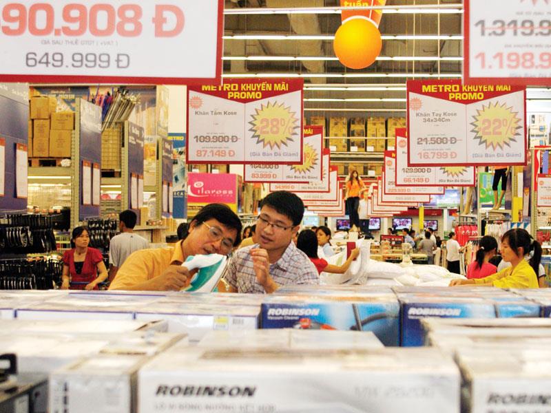 Hàng Thái Lan đang tràn ngập tại các siêu thị. Trong ảnh: Siêu thị MM Mega Market (Phạm Văn Đồng, Hà Nội). Ảnh: Đức Thanh