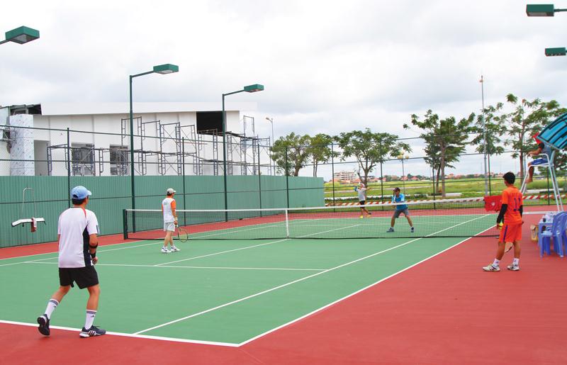 Dự án có 15 công viên cây xanh, khu vui chơi trẻ em, sân tennis, sân bóng đá mini… đã bắt đầu hoạt động phục vụ cư dân 
