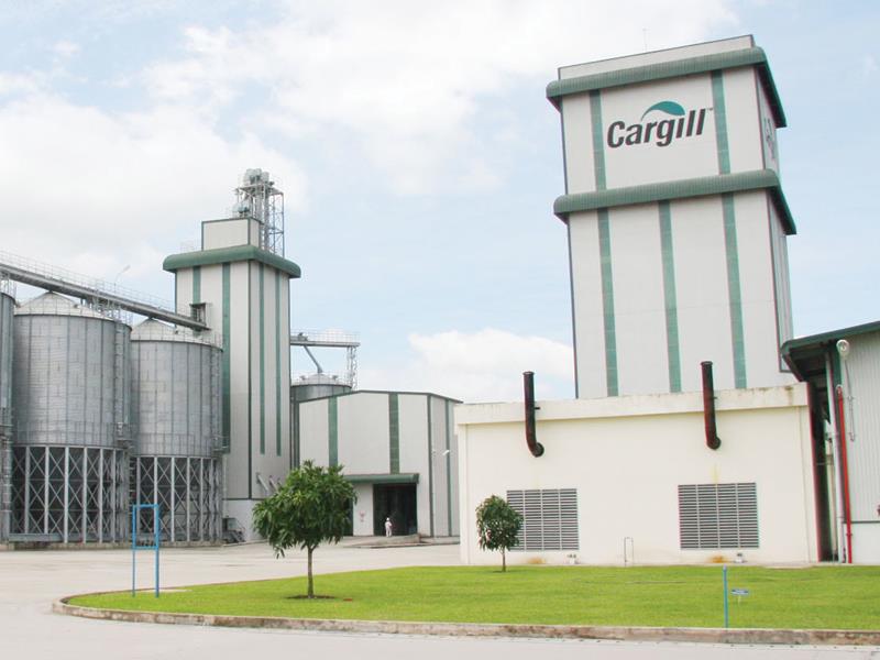 Nhà máy sản xuất thức ăn chăn nuôi của Cargill tại tỉnh Đồng Tháp. Ảnh: Đức Thanh