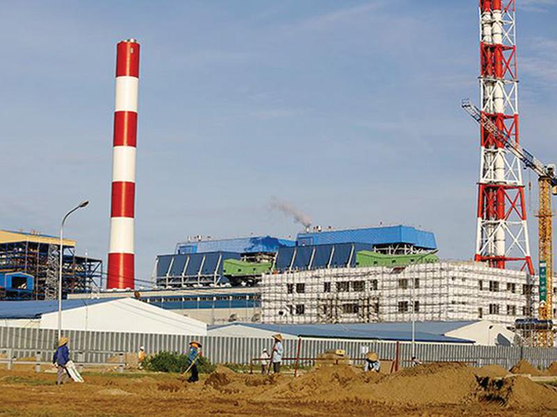 Dự án Nhà máy nhiệt điện Thái Bình 2 đã thực hiện được trên 81% khối lượng công việc. Ảnh: Đức Thanh