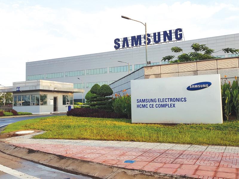 Tổ hợp SEHC của Samsung tại TP.HCM, chuyên sản xuất các sản phẩm điện tử gia dụng, trong đó có máy giặt.